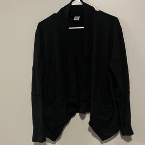 Jockey Black Open Front Jacket